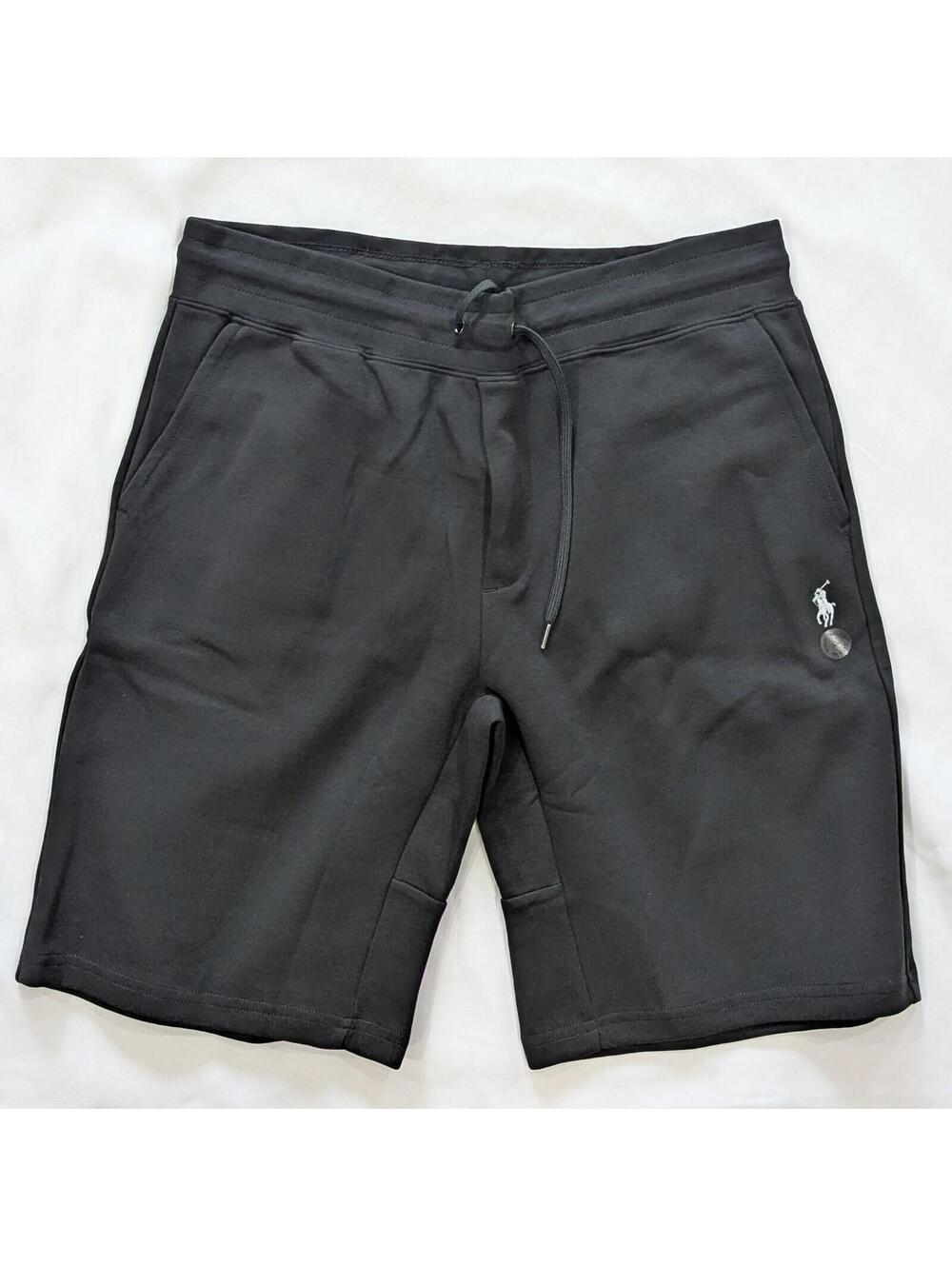 $98 Polo Ralph Lauren Men's 9-Inch Double-Knit Shorts Black M NWT Pony - Picture 2 of 10